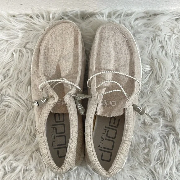 HEY DUDE WALLY FUNK WHEAT SHOES SIZE 11 - Picture 7 of 12